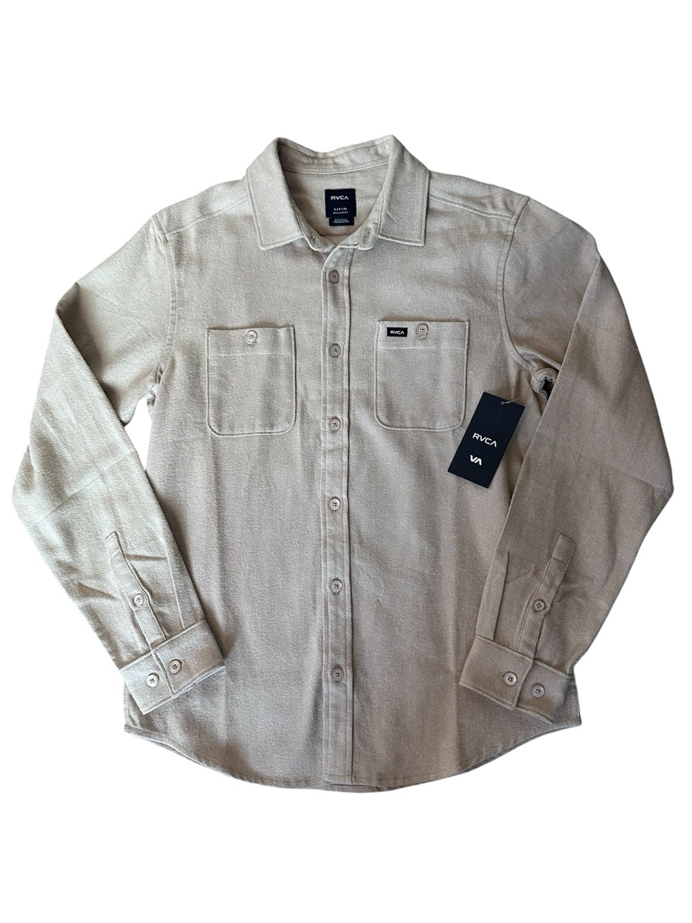 RVCA Harvest Flannel LS Men’s Small NWT Cotton Button Up Shirt